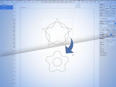 How to Make a Simple Settings Icon in Sketch