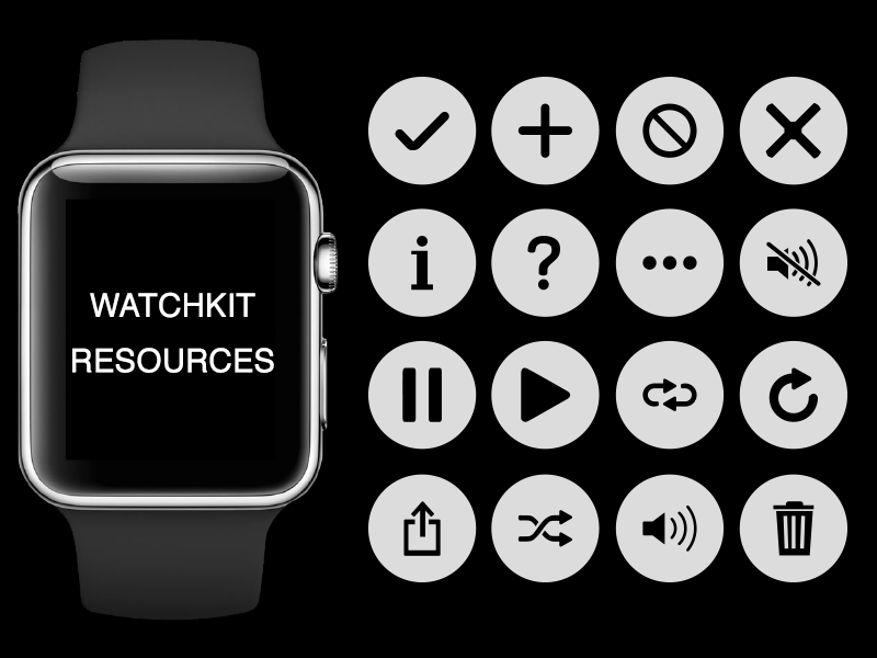 Apple Watch Menu UI Kit