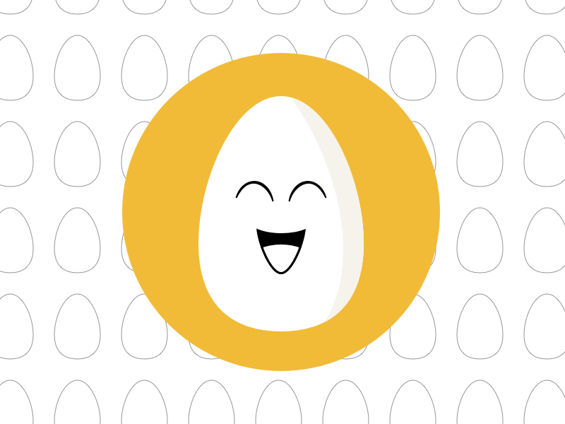 Happy Egg Flat Icon