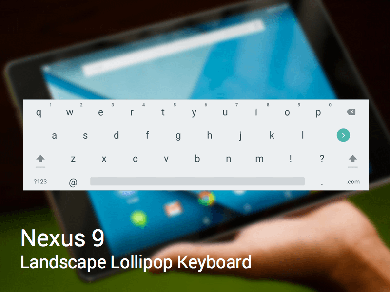 Landscape Lollipop Keyboard