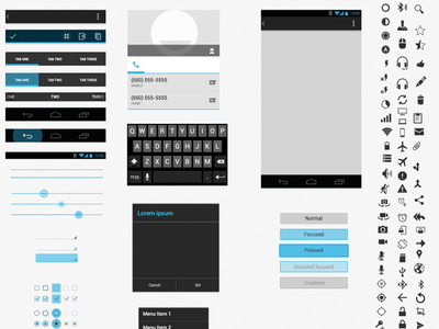 Android UI XHDPI Template