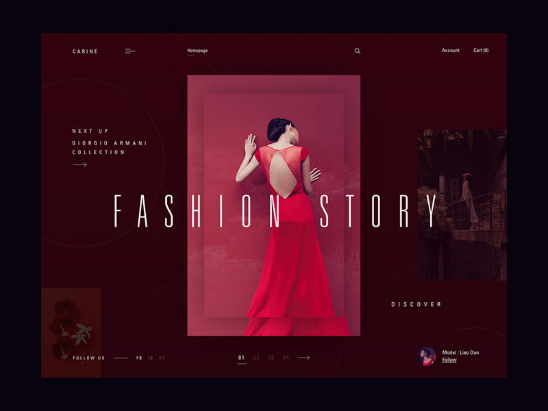 Fashion Homepage Concept