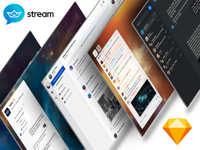Chat UI Kit by Stream