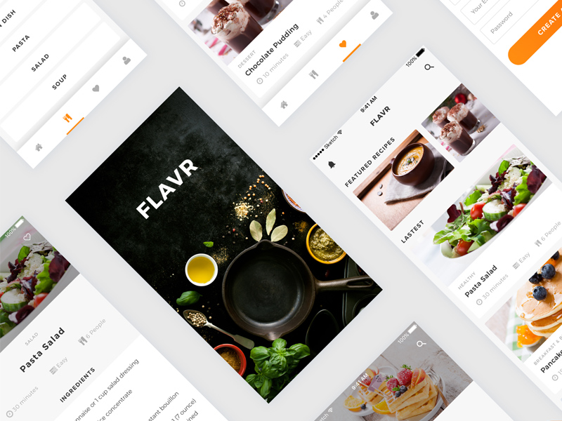 FLAVR Recipes iOS App