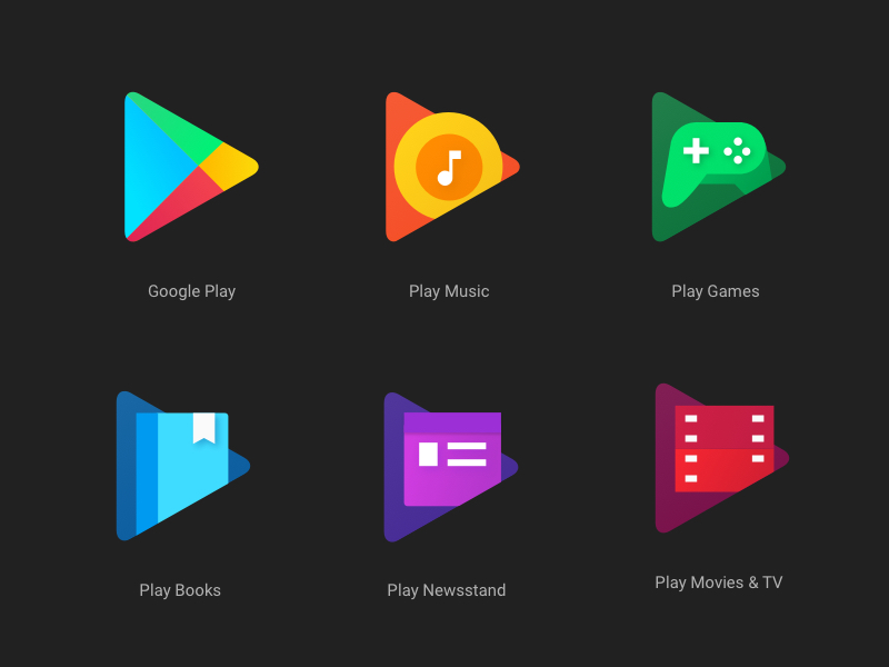 New Google Play App Icons Sketch Freebie Download Free Resource