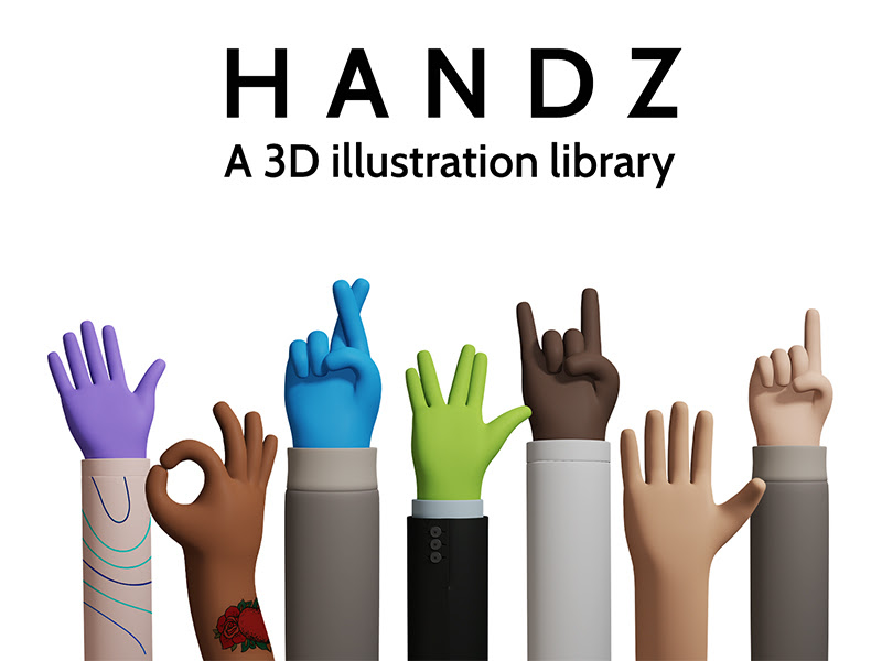 3D Hand Gestures Library