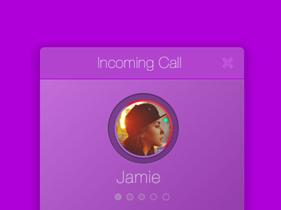 Incoming Call UI
