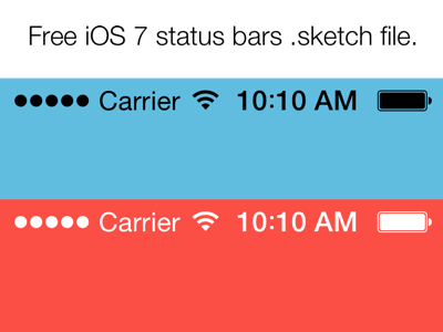 iOS7 Status Bar