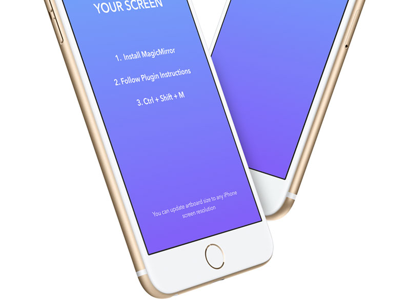 iPhone Templates for Magic Mirror