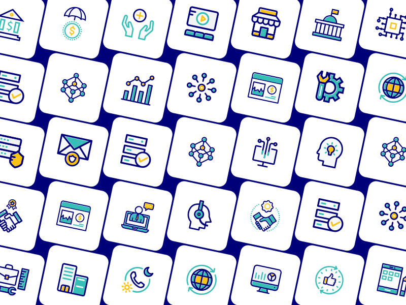 40 IT Services Icons