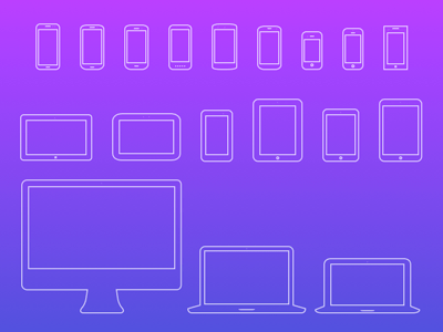 Mobile Devices Icons V4