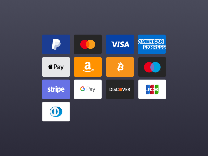 Payment and Credit Card Icons