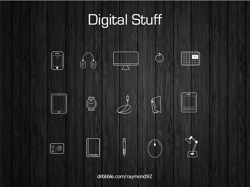 Digital Stuff Icon Set