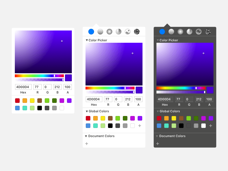 Sketch Color Picker GUI