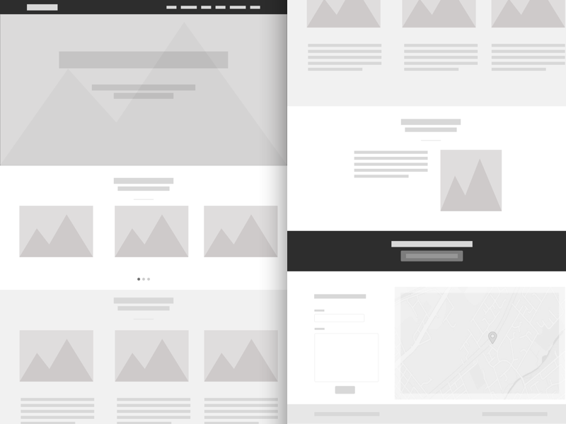 Simple Web Wireframe