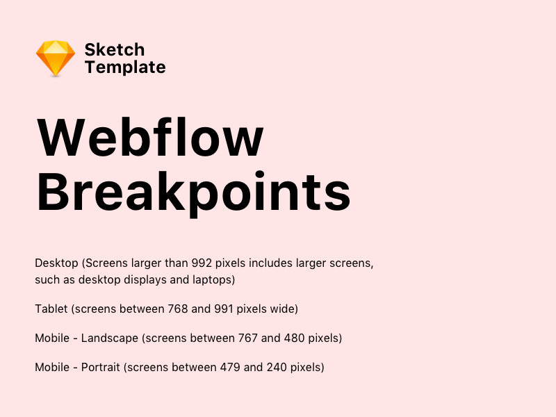 Webflow Breakpoints Template