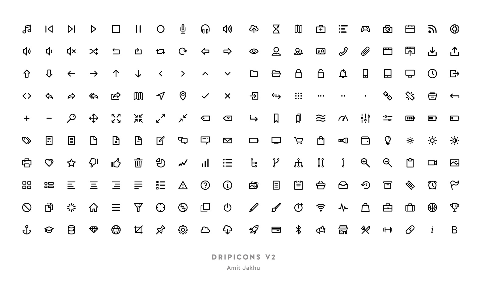 Dripicons V2 - 200 Icons