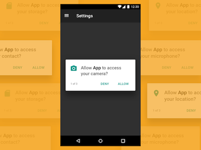 Android Permissions Template