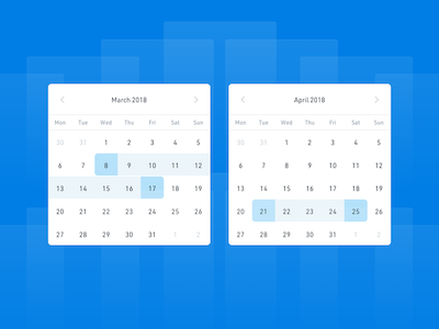 Simple Date Picker Calendar