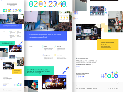 Google I/O 2018 Homepage