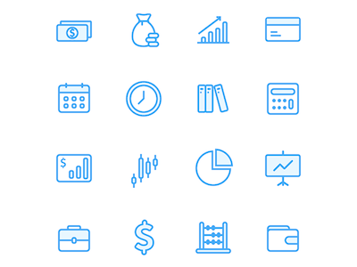 Investing Finance Icons