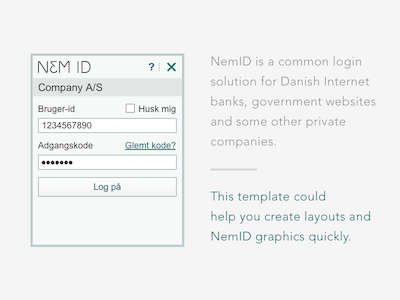 NemID Design Template