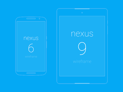 Wireframes for Nexus 6