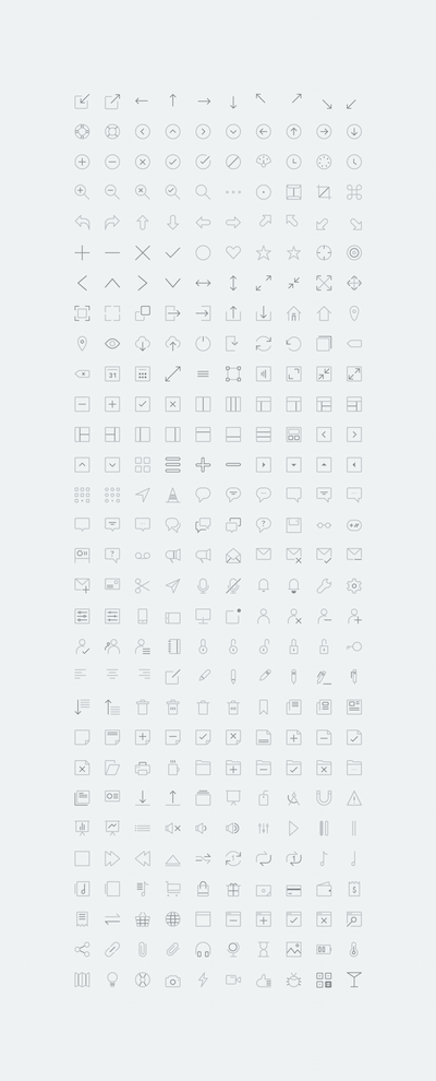 Icons for Apps and Web Projects