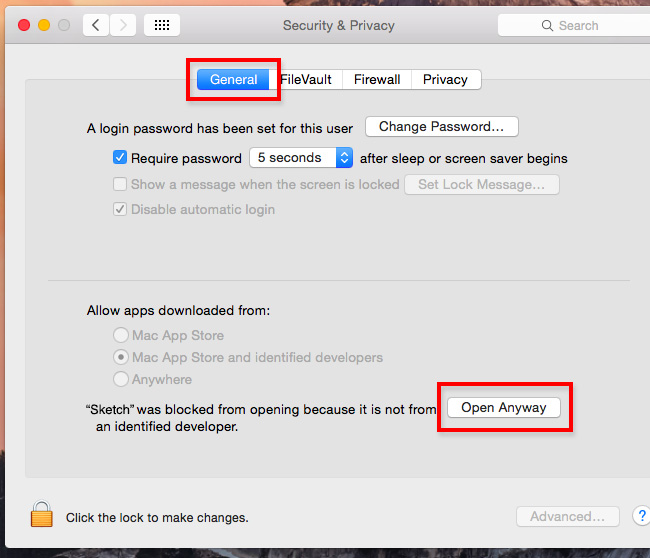 Security & Privacy > Open Anyway