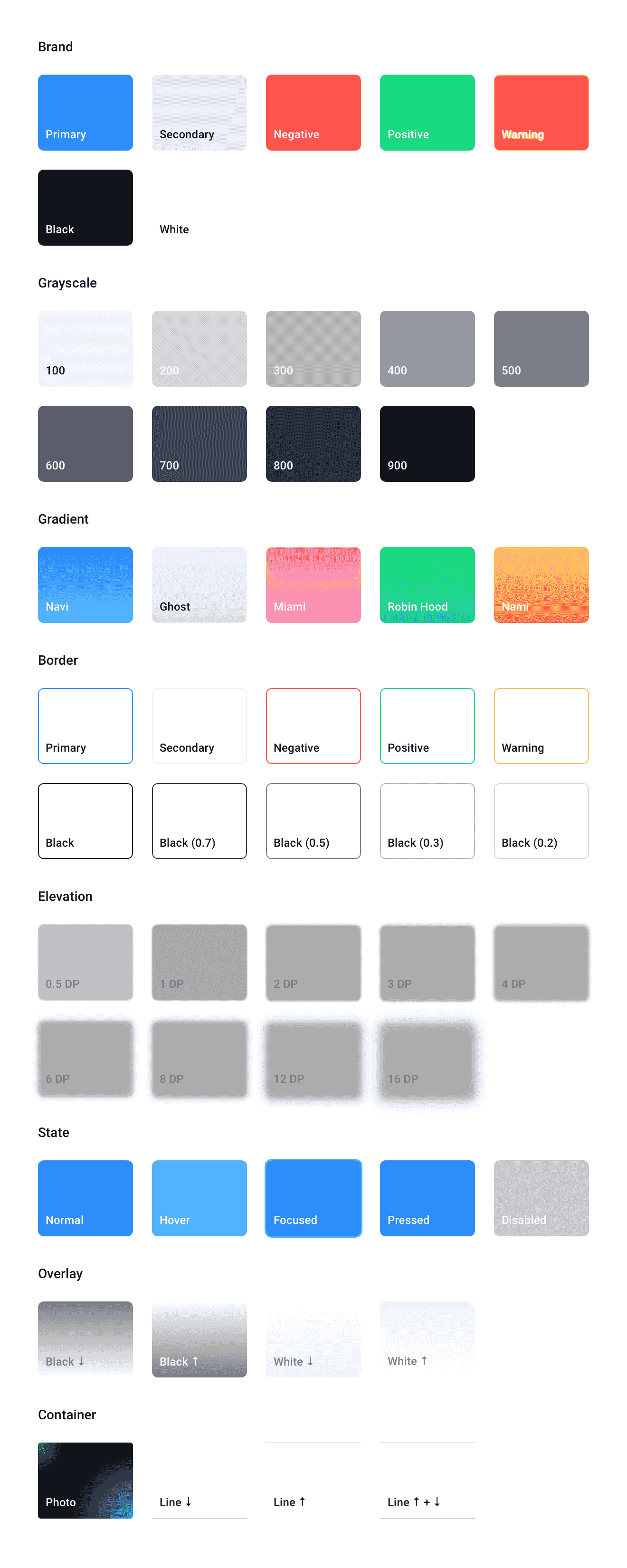Frame Work Module Colours Example Frames - Design Kit for Responsive Websites