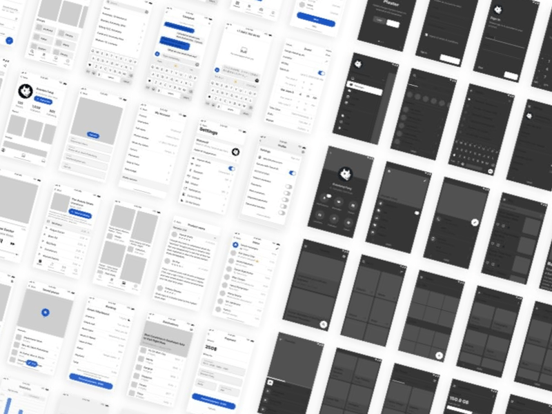 Basic Wireframe Kit Sketch freebie  Download free resource for Sketch   Sketch App Sources