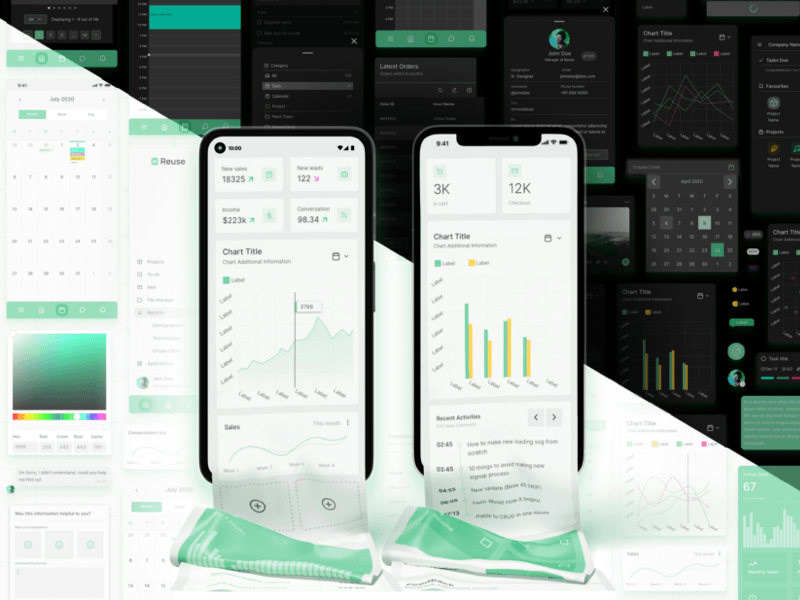 Reuse Mobile - iOS & Android Design Kit