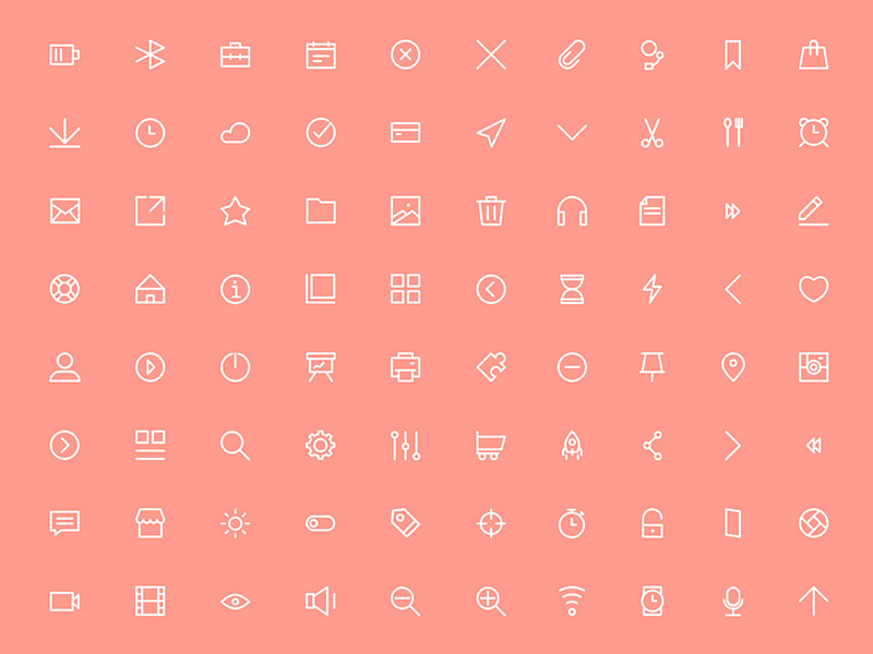 100 Basic Icons