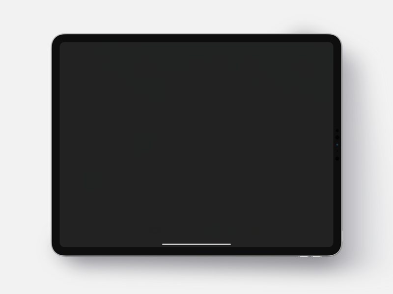 iPad Pro Front View Mockup - Free Sketch Resource | Sketch Elements