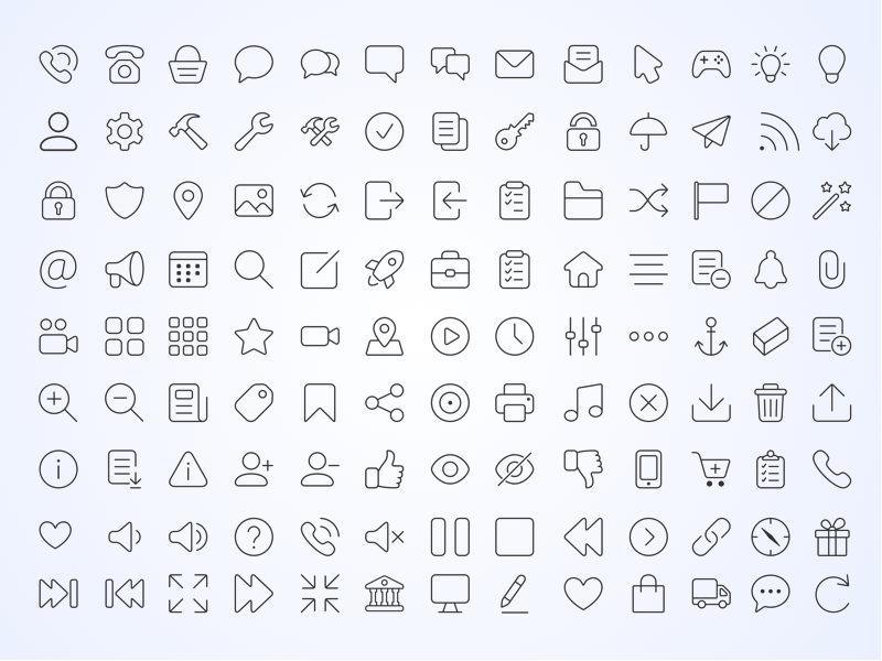 Flat Icons Kit Part 2 Sketch freebie - Download free resource for Sketch -  Sketch App Sources