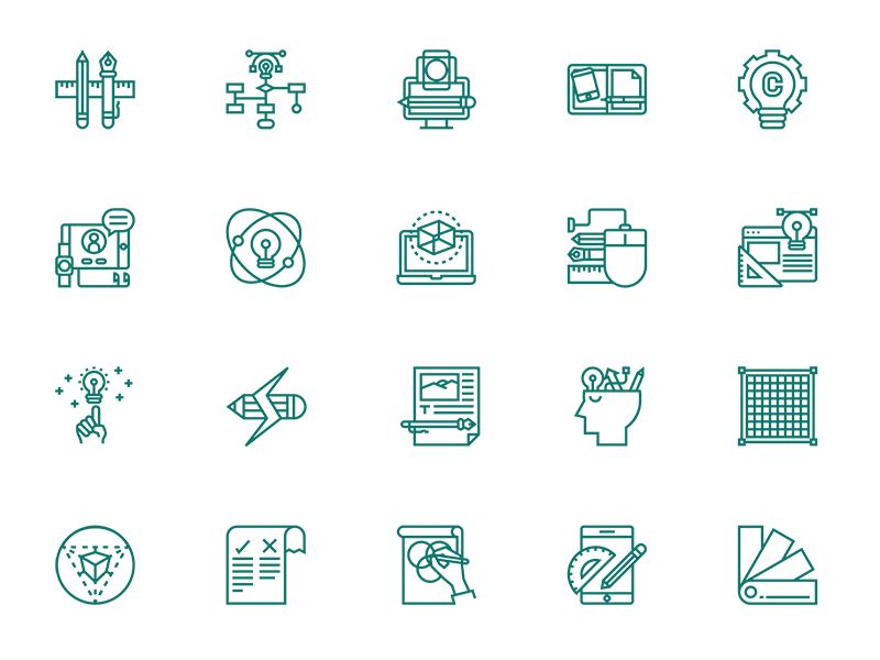 Design Thinking Icon Set