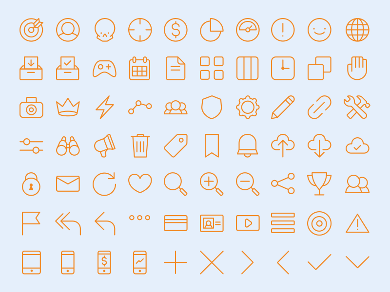 70 All Purpose Icons