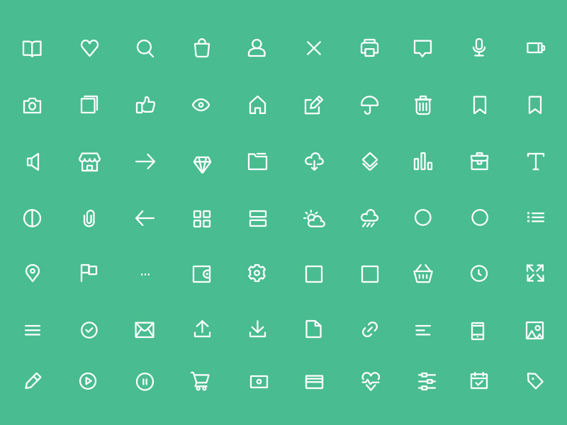 70 Basic Icons