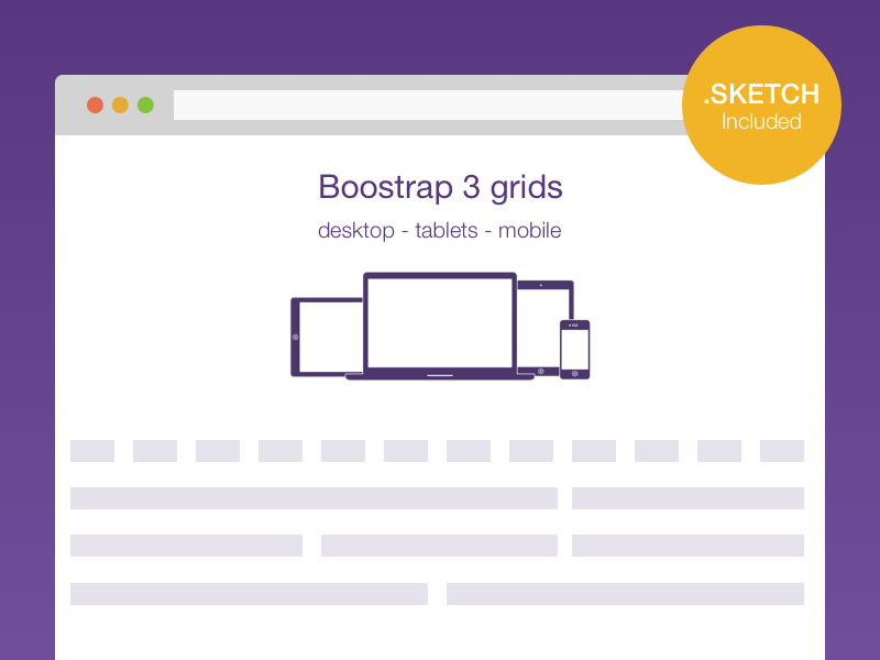 Bootstrap3 grids template