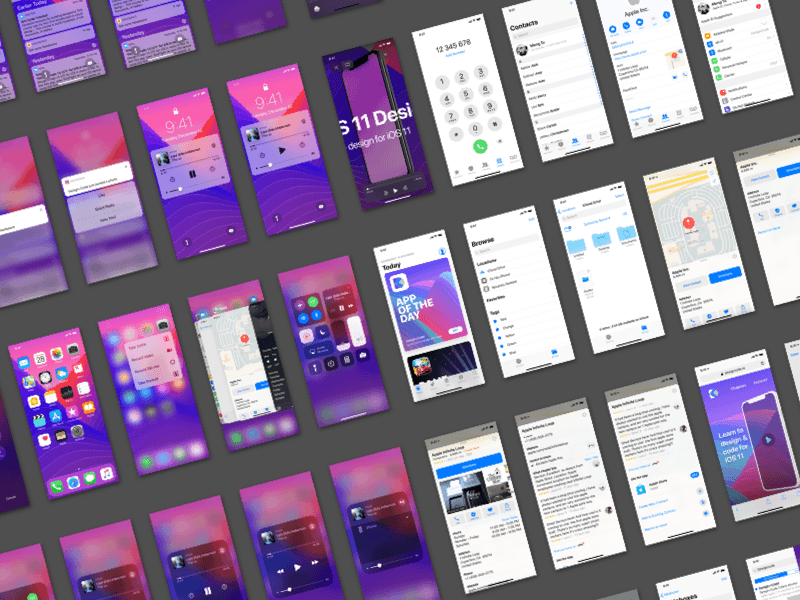 Ios 11 Ui Kit For Iphone X Sketch Freebie Download Free Resource For Sketch Sketch App Sources