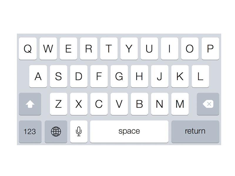 Ruddy Geschmeidig Kalligraphie iOS Tastatur App