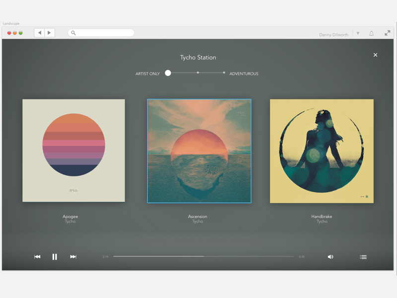 RDIO Interface