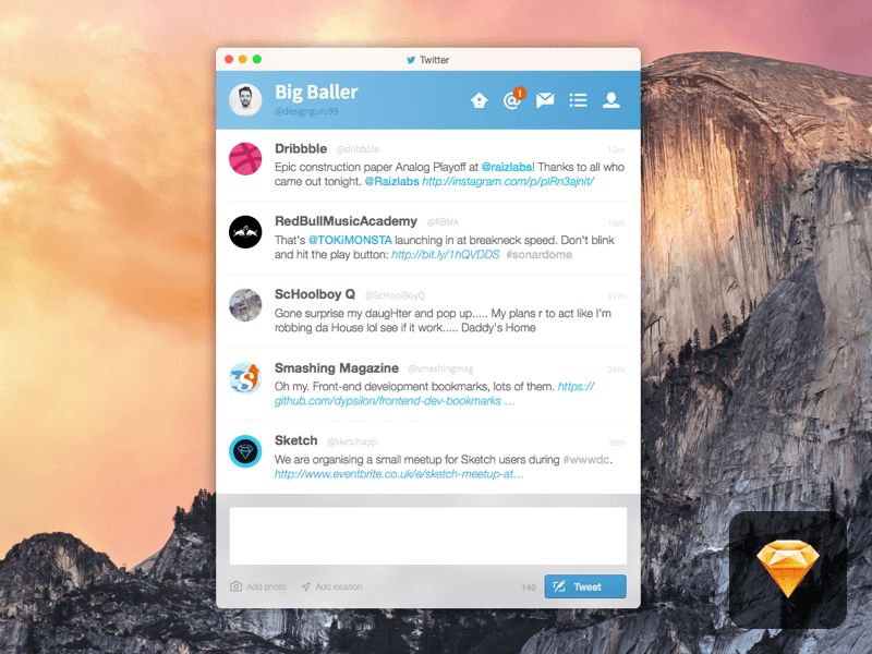 Twitter for Yosemite