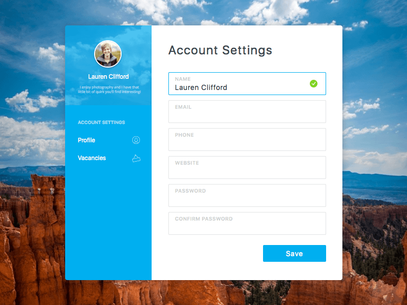 Account Settings