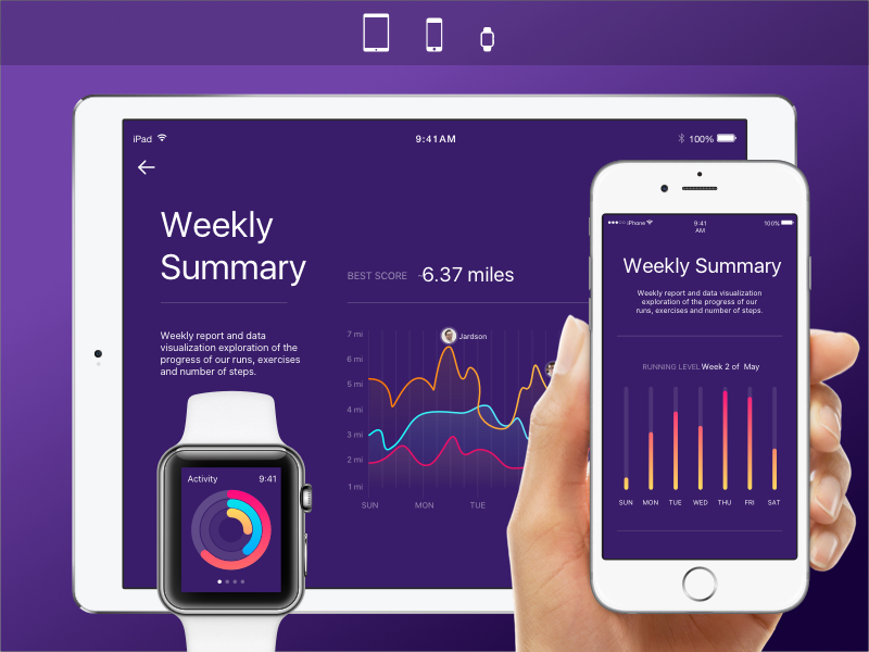 ipad application ui
