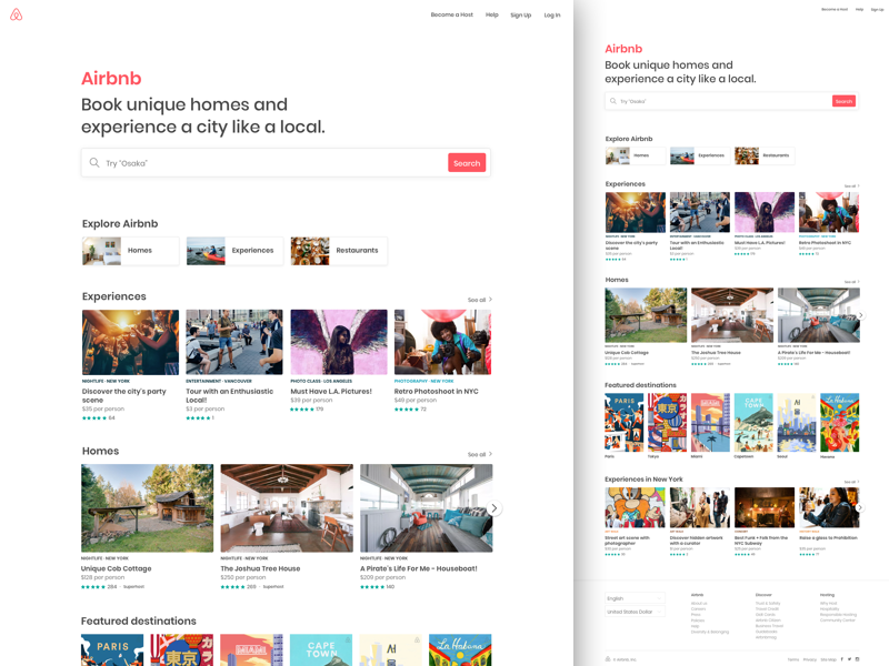 Airbnb Landing Page