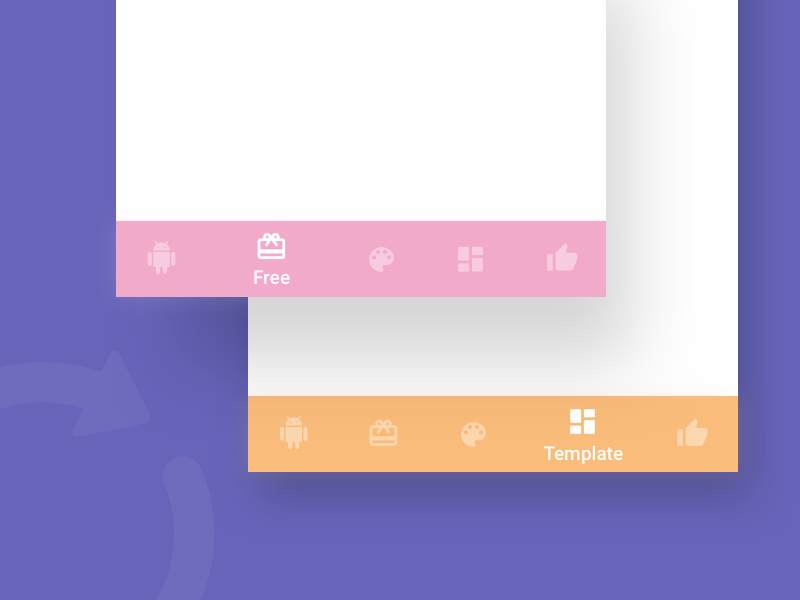 Android Bottom Nav Template