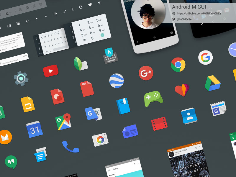 Material Design Kit  Android GUI