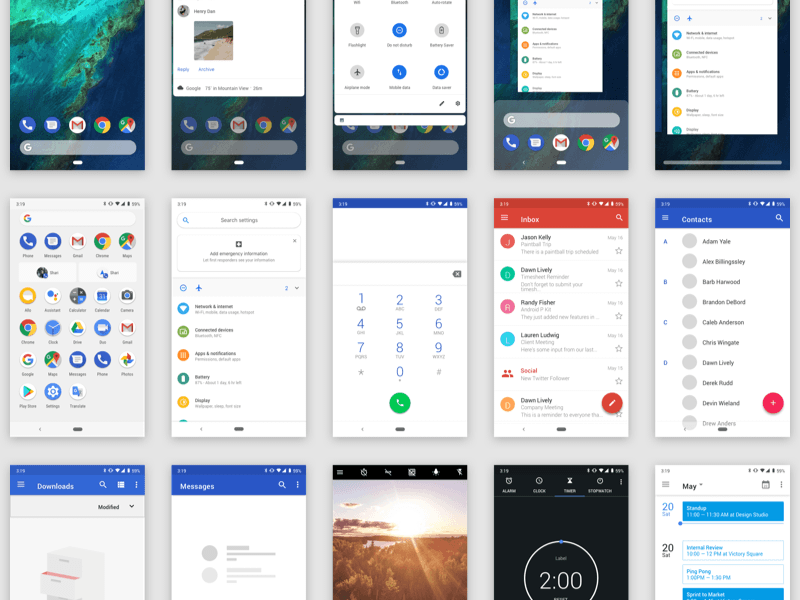 Android Lollipop Material Design UI Kit for Sketch  Infinum