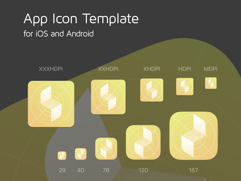 iOS and Android App Icon Generator Sketch freebie ...